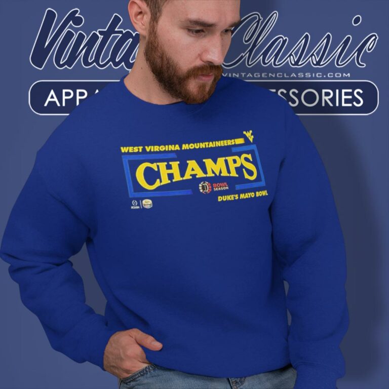 West Virginia Mountaineers 2023 Dukes Mayo Bowl Football Sweatshirt West Virginia Mountaineers 2023 Dukes Mayo Bowl Football Sweatshirt