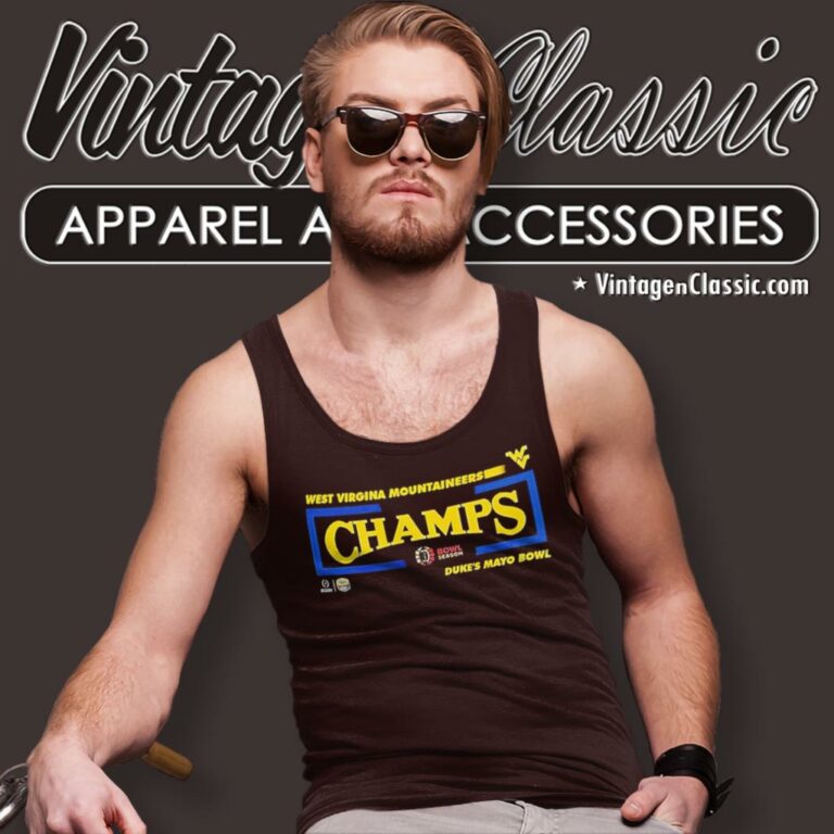 West Virginia Mountaineers 2023 Dukes Mayo Bowl Football Tank Top Racerback West Virginia Mountaineers 2023 Dukes Mayo Bowl Football Tank Top Racerback