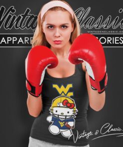 West Virginia Mountaineers Hello Kitty Tank Top Racerback