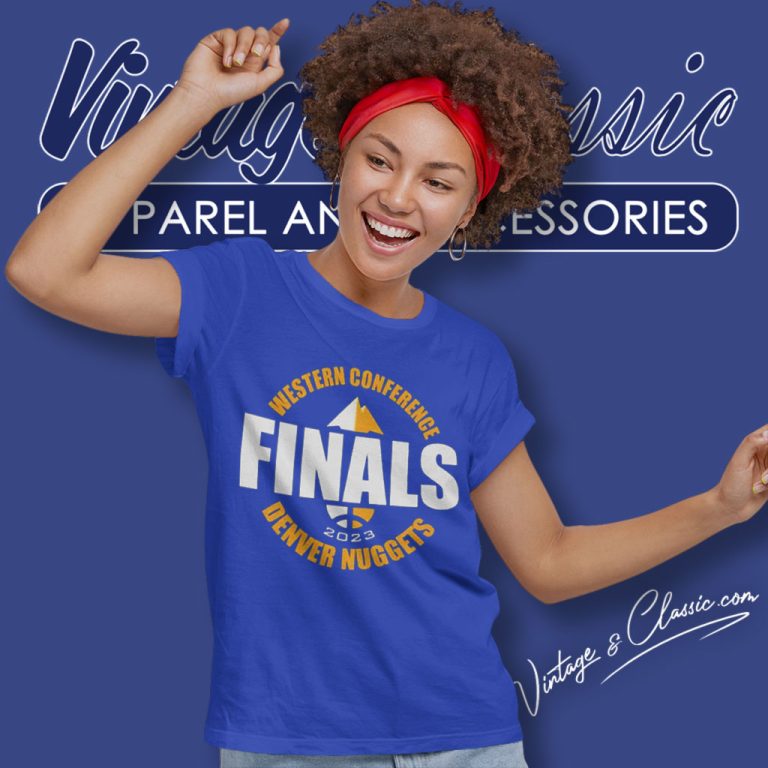 Western Conference Denver Nuggets Finals 2023 Women T Shirt Western Conference Denver Nuggets Finals 2023 Women T Shirt