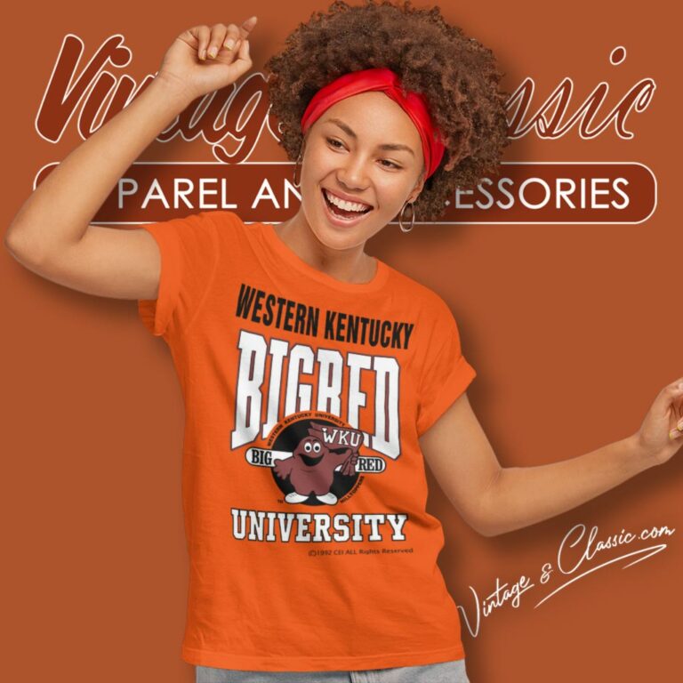 Western Kentucky University Hilltoppers Big Red Women T Shirt Western Kentucky University Hilltoppers Big Red Women T Shirt