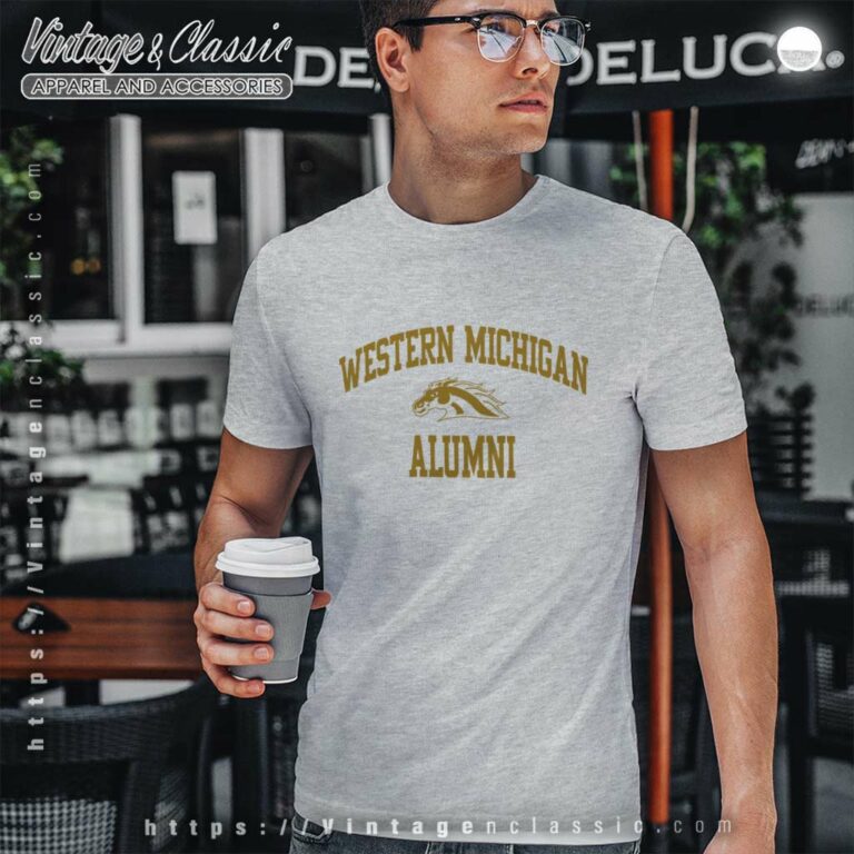 Western Michigan University Broncos Alumni T Shirt Western Michigan University Broncos Alumni T Shirt