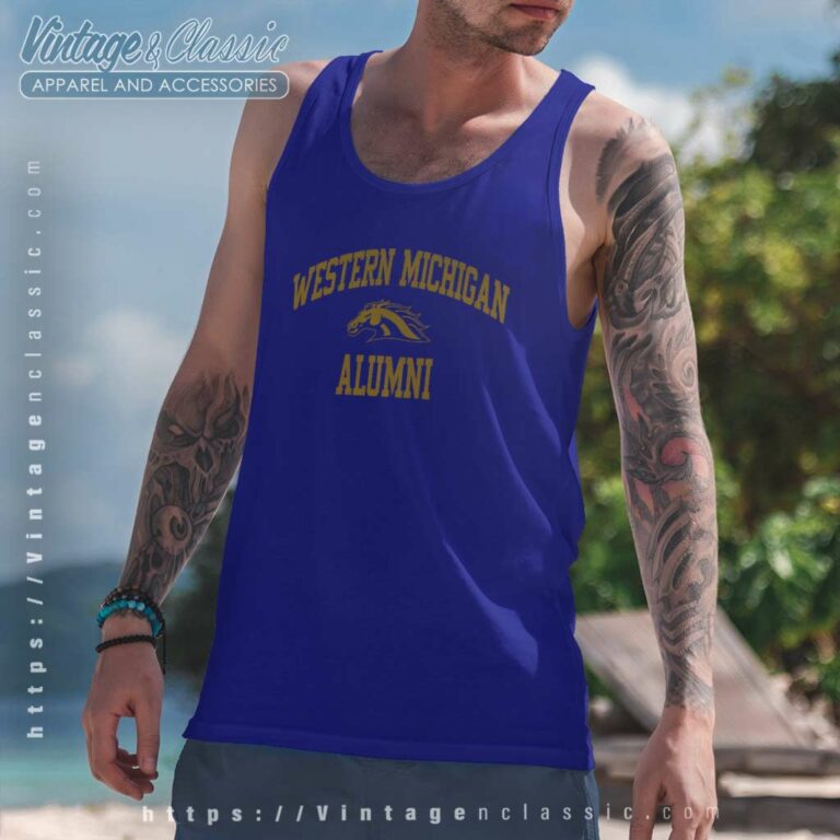 Western Michigan University Broncos Alumni Tank Top Racerback Western Michigan University Broncos Alumni Tank Top Racerback