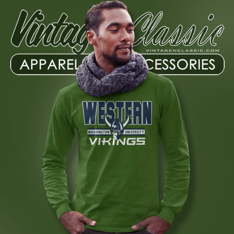 Western Washington University Vikings Long Sleeve Tee Western Washington University Vikings Long Sleeve Tee
