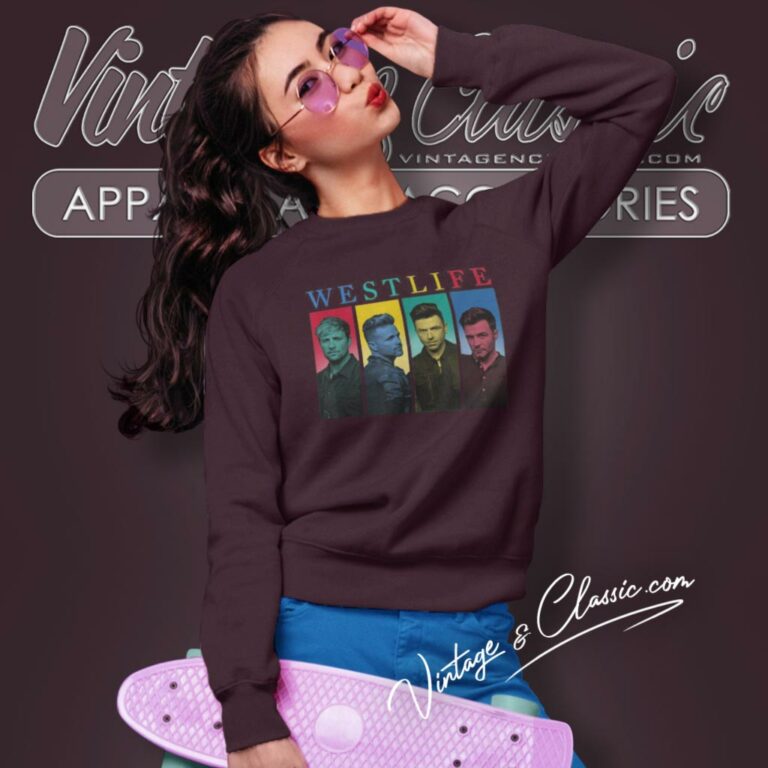 Westlife The Twenty Tour Sweatshirt Westlife The Twenty Tour Sweatshirt