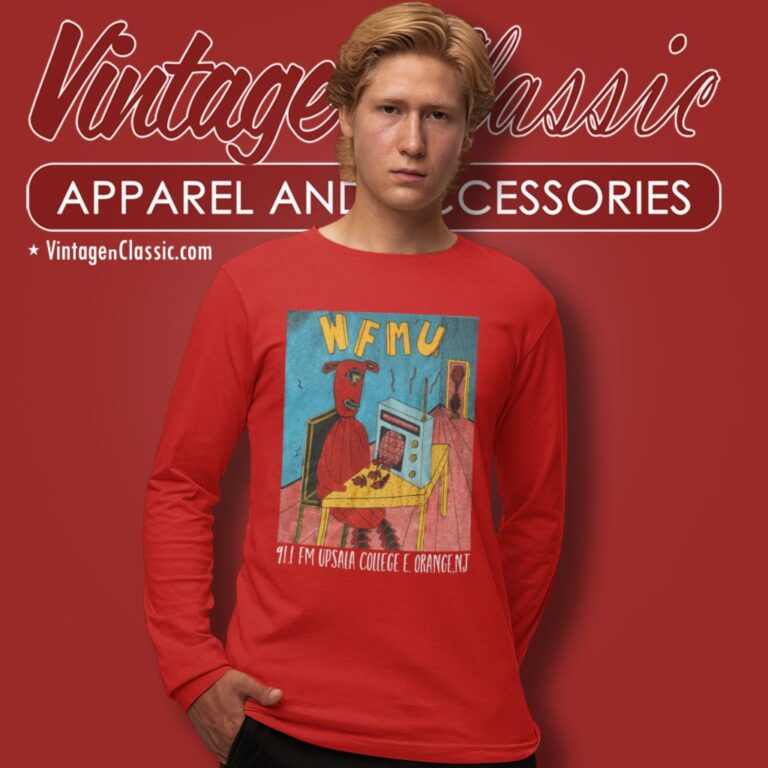 Wfmu Radio Upsala College Long Sleeve Tee Wfmu Radio Upsala College Long Sleeve Tee