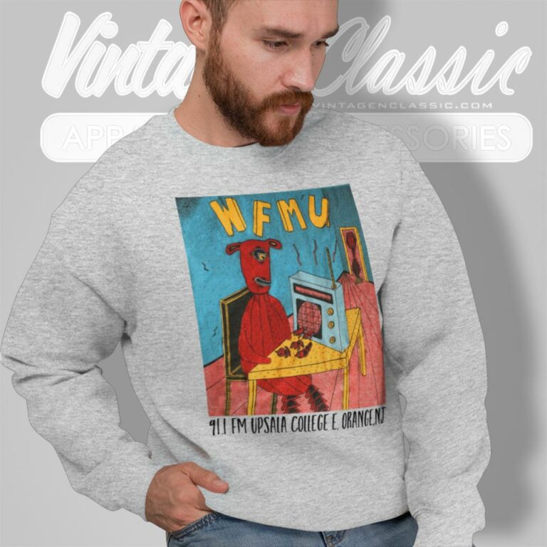 Wfmu Radio Upsala College Sweatshirt Wfmu Radio Upsala College Sweatshirt