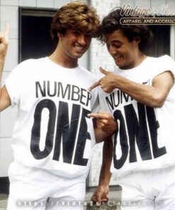 Wham Number One Andrew Ridgeley George Michael Shirt