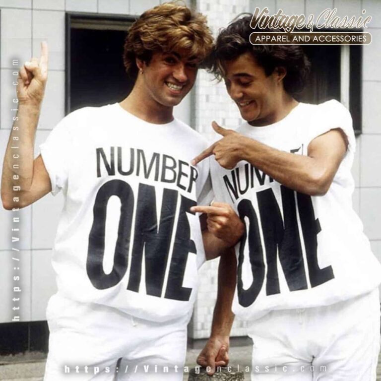 Wham Number One Andrew Ridgeley George Michael Shirt Wham Number One Andrew Ridgeley George Michael Shirt