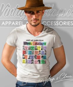 What We Learn From Black History V Neck TShirt