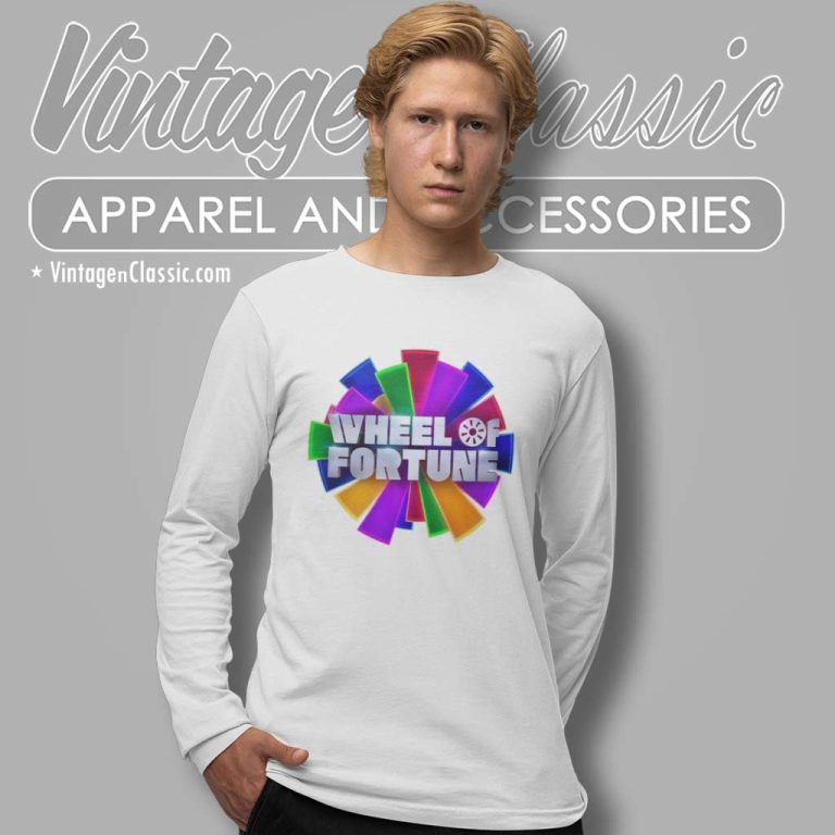 Wheel Of Fortune Shirt New Season Logo Long Sleeve Tee Wheel Of Fortune Shirt New Season Logo Long Sleeve Tee
