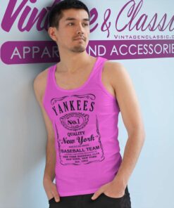 Whiskey New York Yankees Graphic Tank Top Racerback