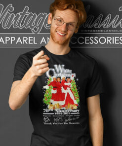 White Christmas 70th Anniversary 1954 2024 Thank You For The Memories T Shirt