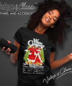 White Christmas 70th Anniversary 1954 2024 Thank You For The Memories Women T Shirt