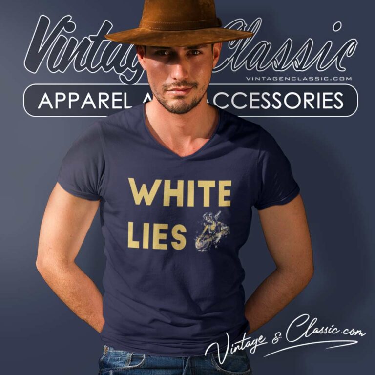 White Lies Band Funny White Lie Party V Neck TShirt White Lies Band Funny White Lie Party V Neck TShirt