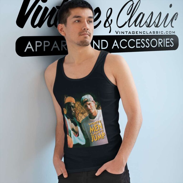 White Men Cant Jump Poster Tank Top Racerback White Men Cant Jump Poster Tank Top Racerback