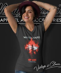Whitechapel Doom Woods V Neck TShirt