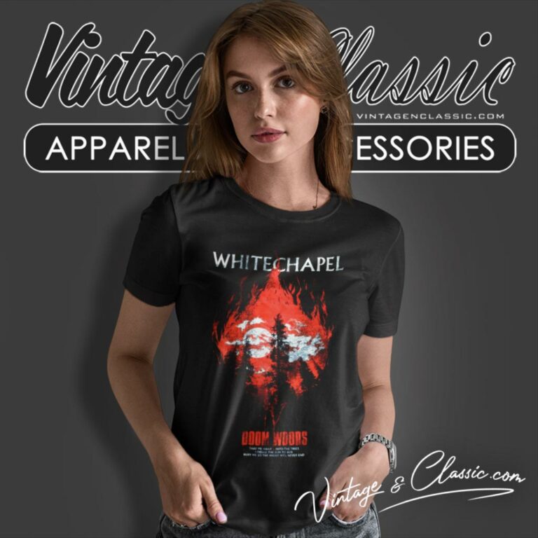 Whitechapel Doom Woods Women T Shirt Whitechapel Doom Woods Women T Shirt