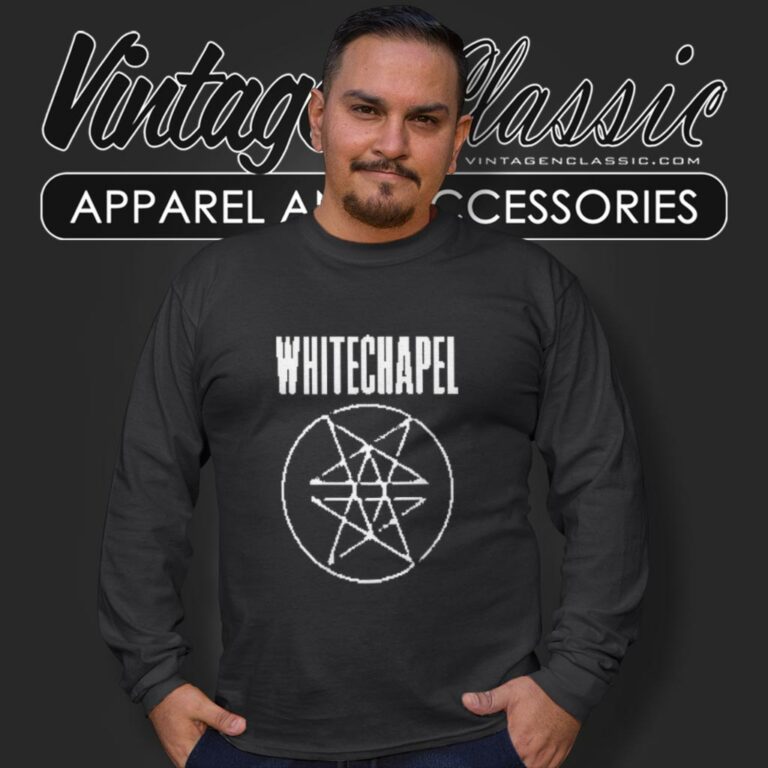 Whitechapel Double Pentagram Long Sleeve Tee Whitechapel Double Pentagram Long Sleeve Tee