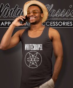 Whitechapel Double Pentagram Tank Top Racerback
