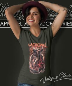 Whitechapel Evil Preacher V Neck TShirt