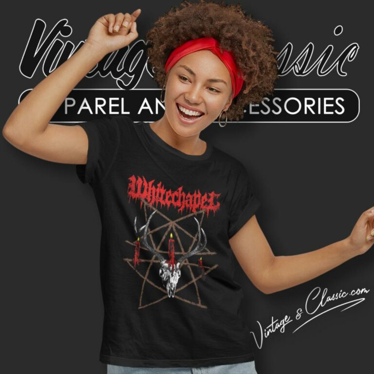 Whitechapel Pentagram Candle Women T Shirt Whitechapel Pentagram Candle Women T Shirt