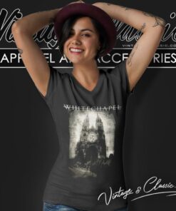 Whitechapel Shirt Church Of The Blade V Neck TShirt