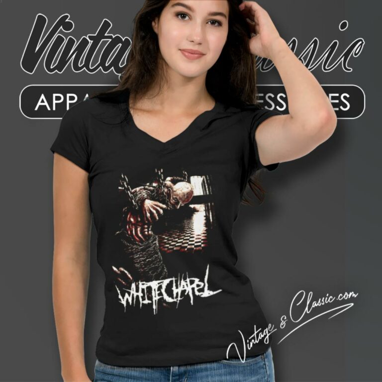 Whitechapel Shirt Father Of Lies V Neck TShirt Whitechapel Shirt Father Of Lies V Neck TShirt