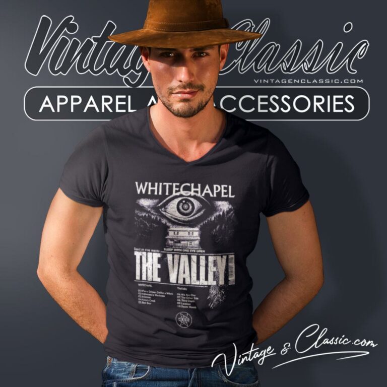 Whitechapel Shirt Sleep With One Eye Open V Neck TShirt Whitechapel Shirt Sleep With One Eye Open V Neck TShirt