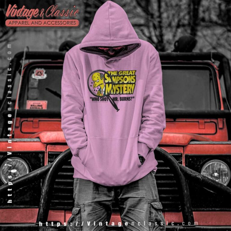 Who Shot Mr Burns The Great Simpsons Mystery Hoodie Who Shot Mr Burns The Great Simpsons Mystery Hoodie