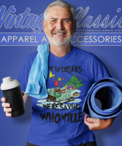 Were Saving Whoville Grinch Christmas Shirt 5 Were Saving Whoville Grinch Christmas V Neck TShirt