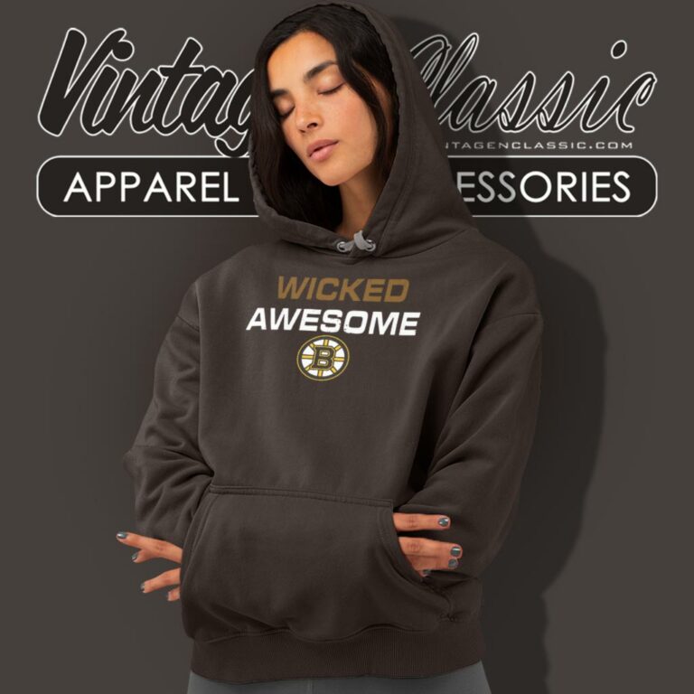 Wicked Awesome Boston Bruins Hoodie Wicked Awesome Boston Bruins Hoodie