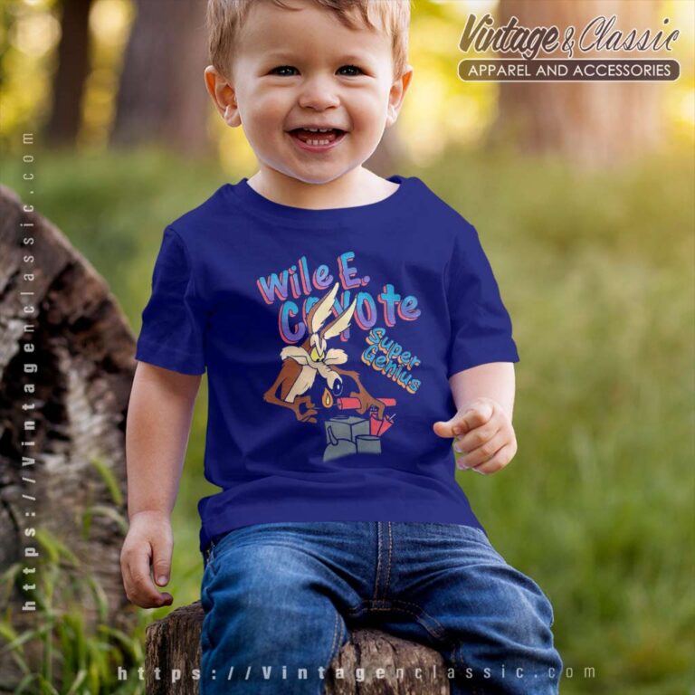 Wile E Coyote Super Genius Kid T Shirt Wile E Coyote Super Genius Kid T Shirt