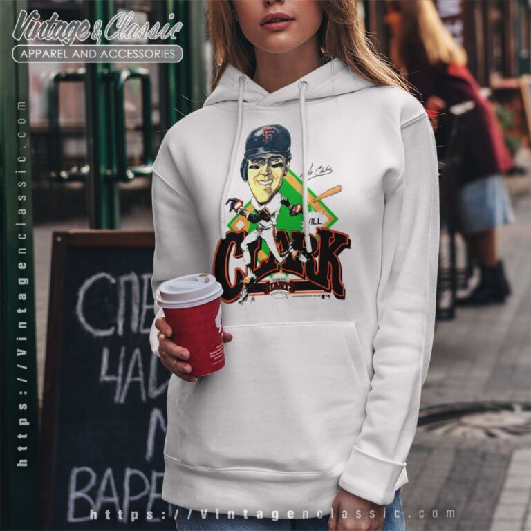 Will Clark San Francisco Giants Caricature Hoodie Will Clark San Francisco Giants Caricature Hoodie