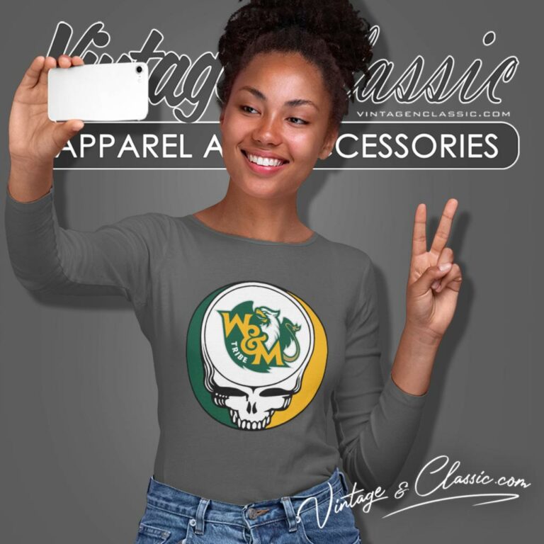 William Mary Grateful Dead Steal Your Face Long Sleeve Tee William Mary Grateful Dead Steal Your Face Long Sleeve Tee