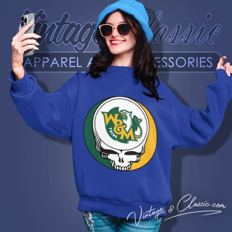 William Mary Grateful Dead Steal Your Face Sweatshirt William Mary Grateful Dead Steal Your Face Sweatshirt