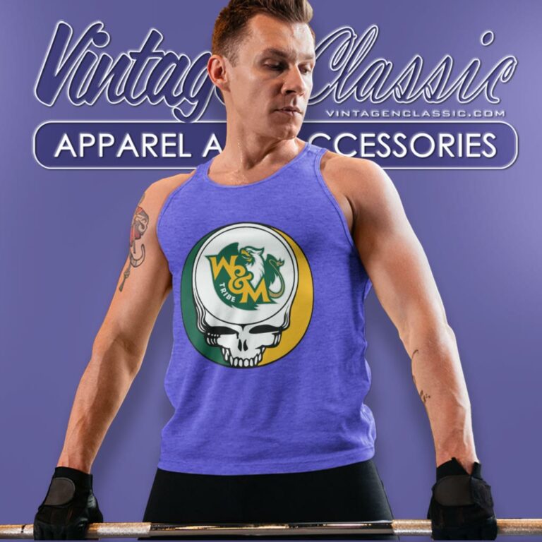 William Mary Grateful Dead Steal Your Face Tank Top Racerback William Mary Grateful Dead Steal Your Face Tank Top Racerback