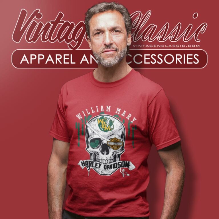 William Mary Harley Davidson Skull T Shirt William Mary Harley Davidson Skull T Shirt