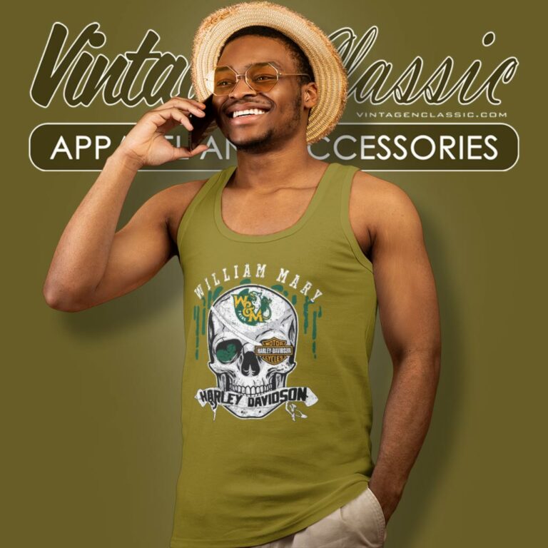 William Mary Harley Davidson Skull Tank Top Racerback William Mary Harley Davidson Skull Tank Top Racerback