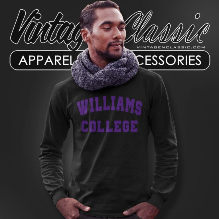 Williams College Logo Long Sleeve Tee Williams College Logo Long Sleeve Tee