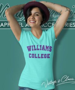 Williams College Logo Shirt 4 Williams College Logo V Neck TShirt