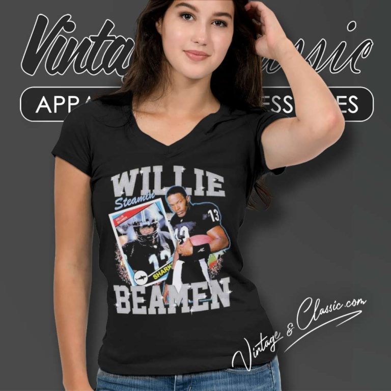 Willie Steamin Beamen Shirt Jamie Foxx Any Given Sunday V Neck TShirt Willie Steamin Beamen Shirt Jamie Foxx Any Given Sunday V Neck TShirt