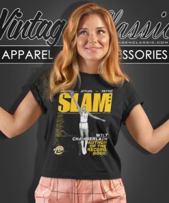 Wilt Chamberlain Philadelphia 76ers Nba Slam Cover Women T Shirt