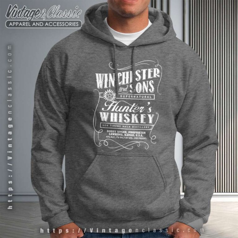 Winchester And Sons Whiskey Hoodie Winchester And Sons Whiskey Hoodie