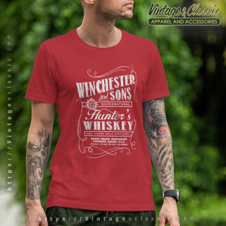 Winchester And Sons Whiskey T Shirt Winchester And Sons Whiskey T Shirt