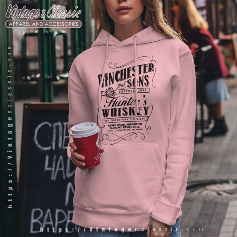 Winchester Hunters Whiskey Hoodie Winchester Hunters Whiskey Hoodie