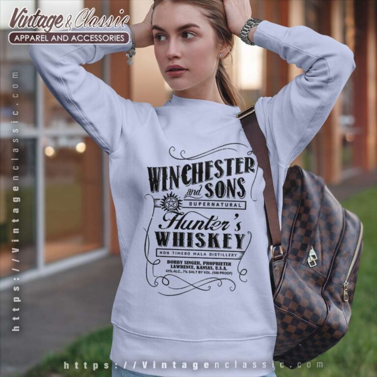 Winchester Hunters Whiskey Sweatshirt Winchester Hunters Whiskey Sweatshirt