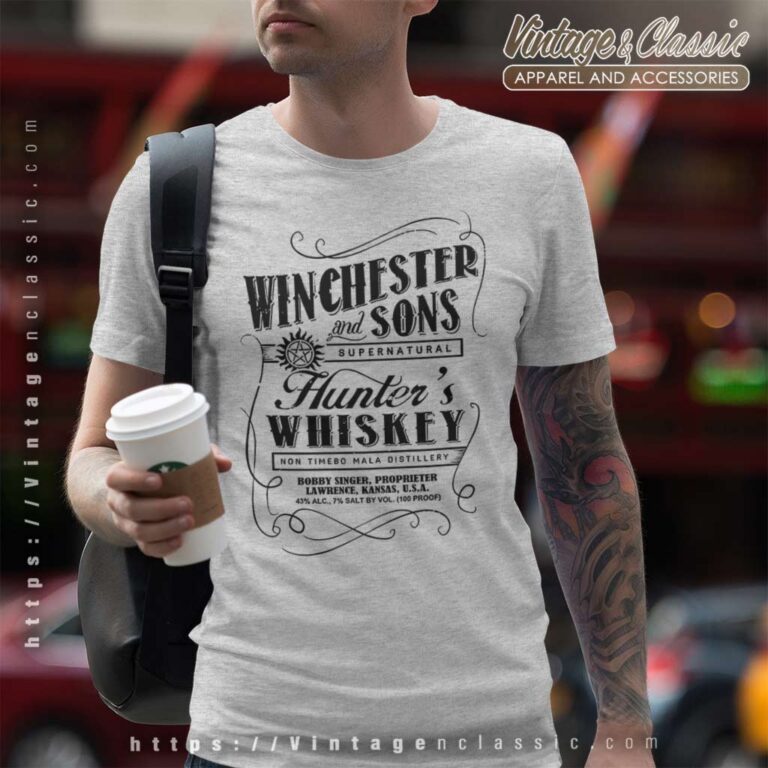 Winchester Hunters Whiskey T Shirt Winchester Hunters Whiskey T Shirt