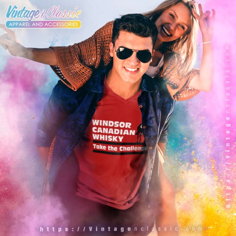 Windsor Canadian Whisky V Neck TShirt Windsor Canadian Whisky V Neck TShirt