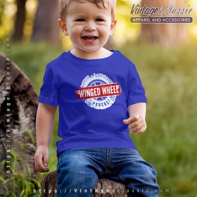 Winged Wheel Podcast kids Shirt Winged Wheel Podcast kids Shirt